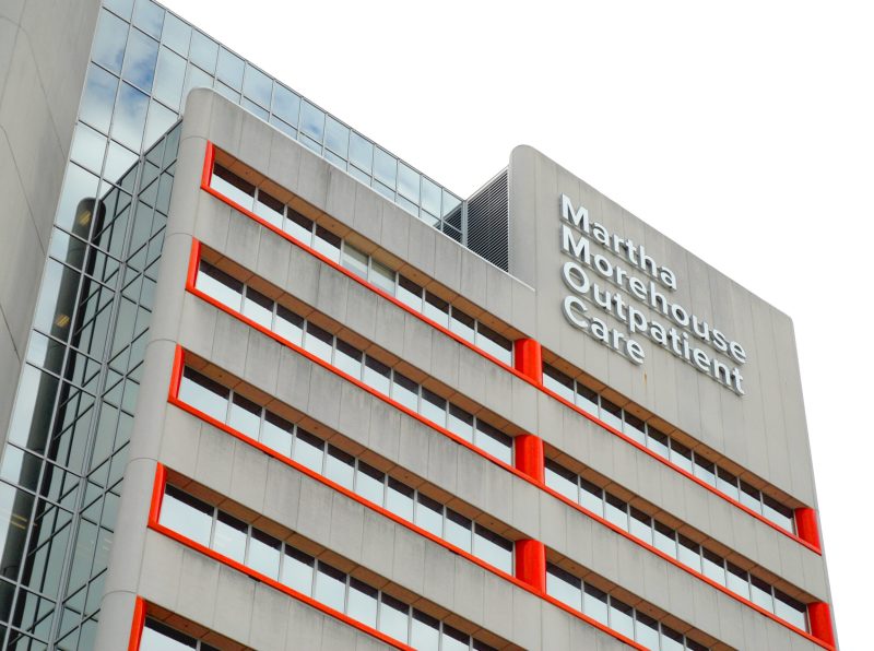 Healthcare Commissioning Exterior of the Martha Morehouse Outpatient Care building