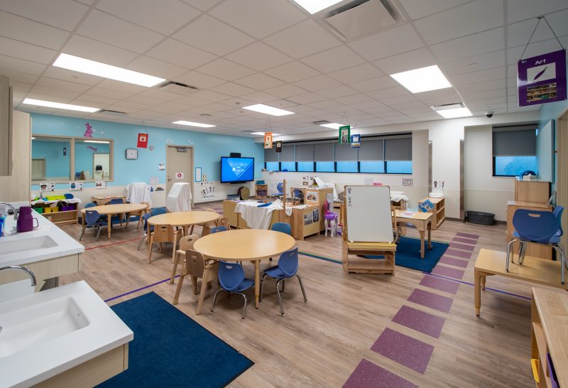 MEP engineering for the renovation of Cincinnati Children's 2800 Winslow outpatient rehabilitation facility, extending the life of an existing healthcare building.