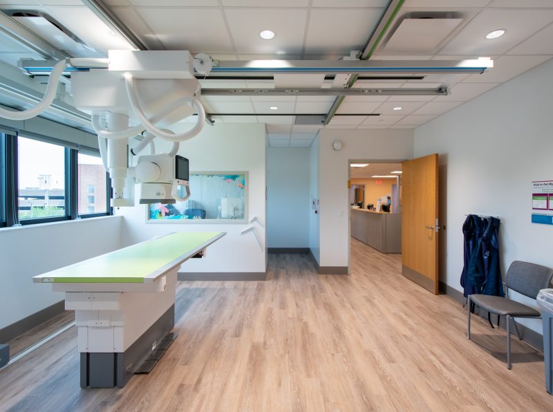 Medical X-ray room at Outpatient Rehabilitation Facility Healthcare MEP Engineering