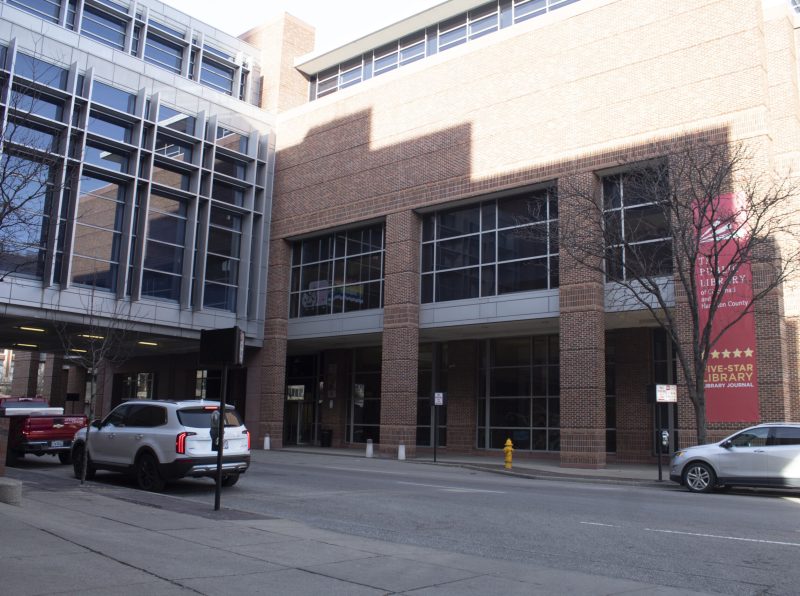 Exterior view of The Public Library of Cincinnati and Hamilton County building