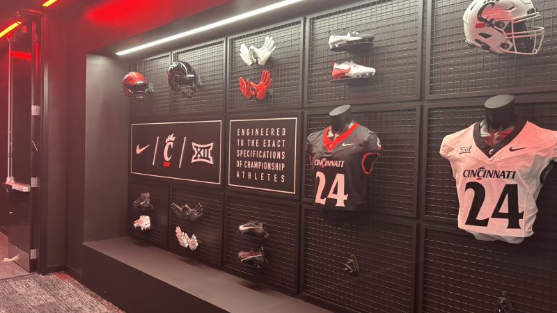 Plumbing engineering for the University of Cincinnati Indoor Practice Facility, supporting hydrotherapy, training spaces, and campus utility systems for the 210,000-square-foot athletics facility.
