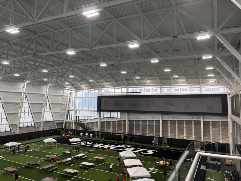 Plumbing and Engineering for Cincinnati Bearcats Indoor Football Practice Facility